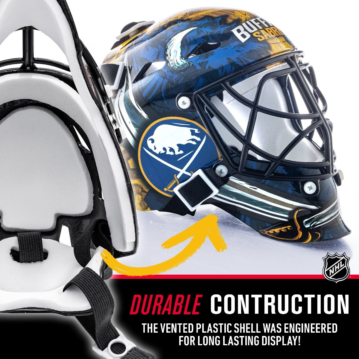 buffalo sabres football helmet Franklin Buffalo Sabres Mini Goalie Mask